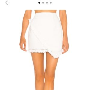 White By the way asymmetrical skirt